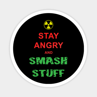 Stay Angry Superhero Keep Calm Funny Meme Magnet